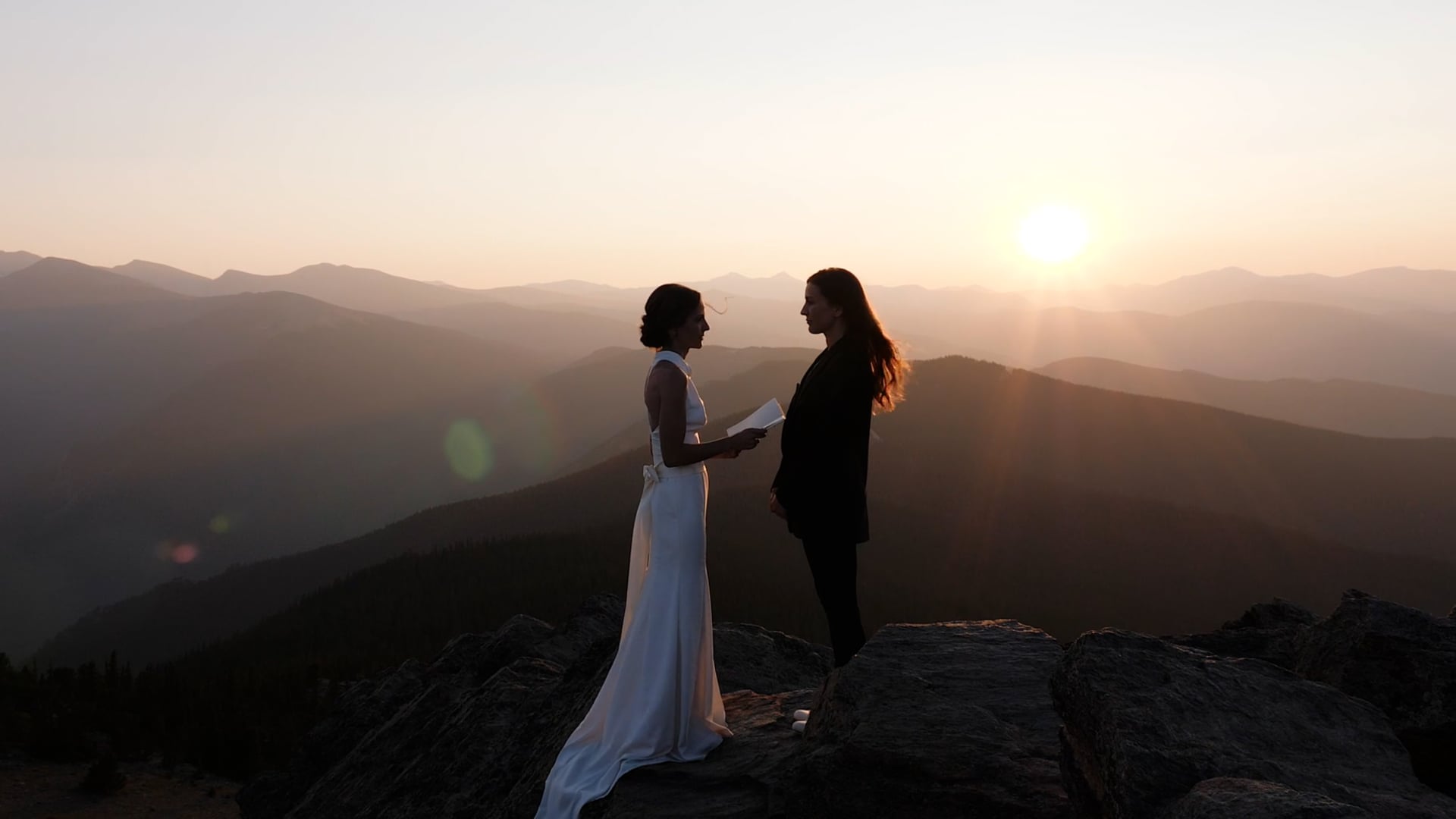 Mountaintop Elopement Ceremony