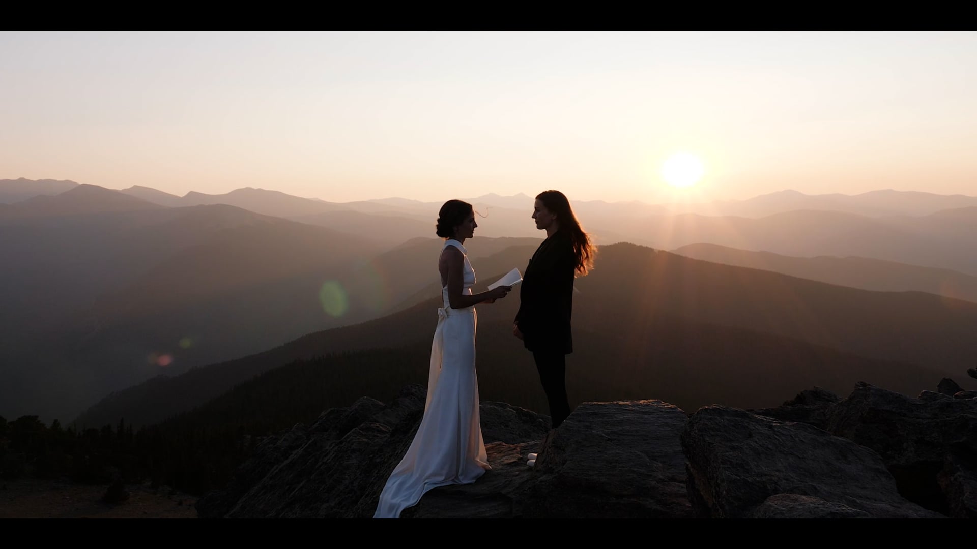 Mountaintop Elopement Ceremony