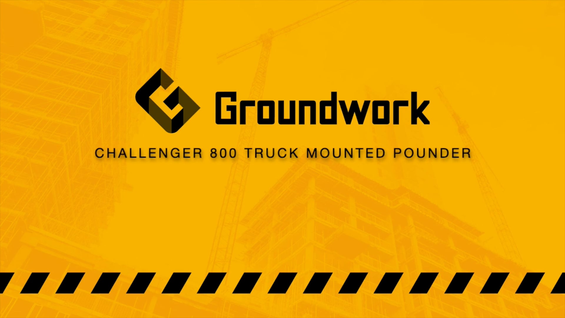 Challenger 800 Truck Mounted Pile Driver.mp4