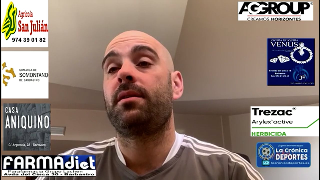 CARLOS GIL (Entrenador Caspe) CF Illueca 2-1 CD Caspe / Jornada 30 / 3ª División