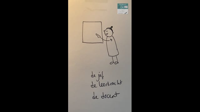 Juf, leerkracht, docent (vrouw)