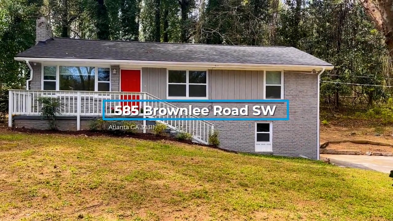 585 Brownlee Road SW, Atlanta 30311 on Vimeo