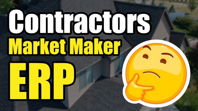 Contractors Market Maker ERP