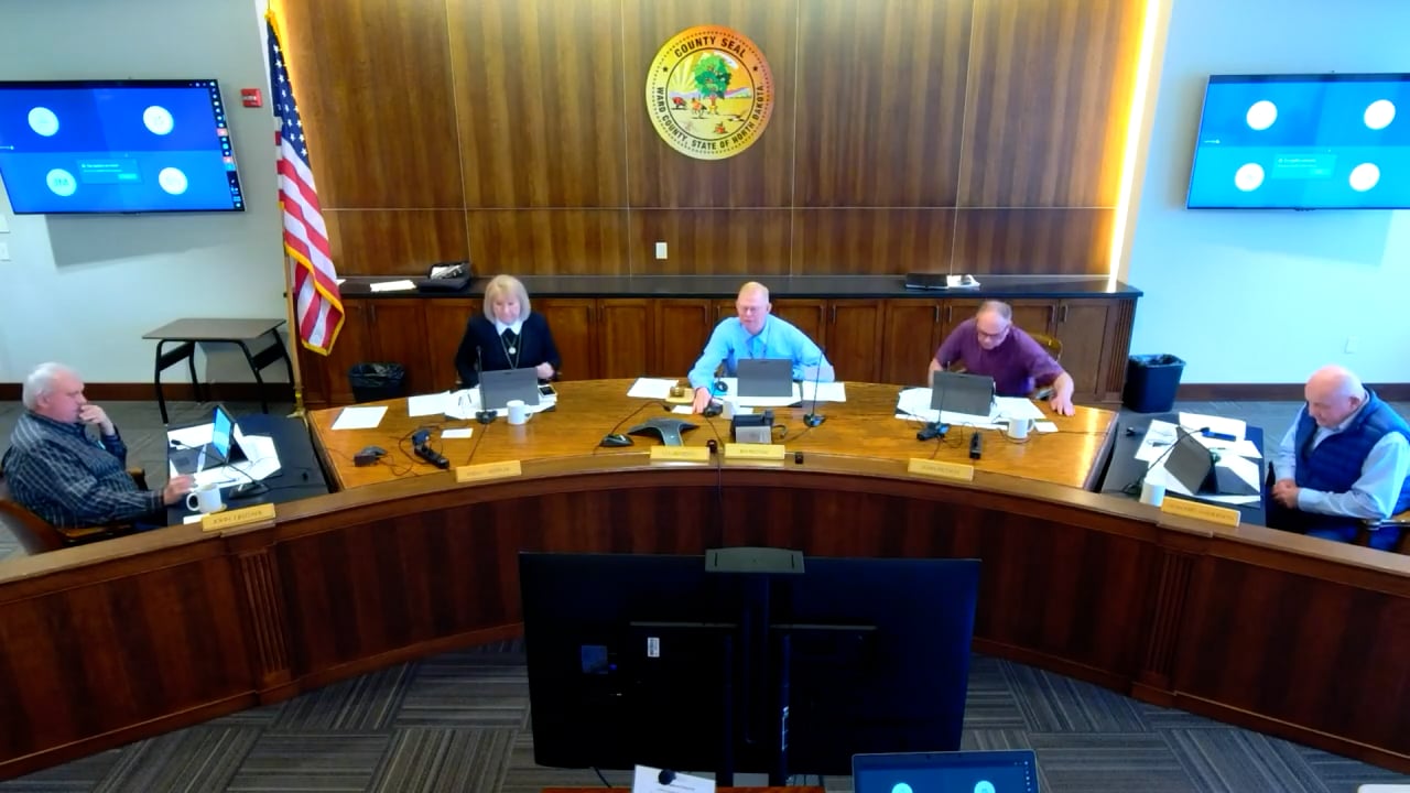 04.05.2022 Ward County Commissioners Meeting: Start Time 9:00am 