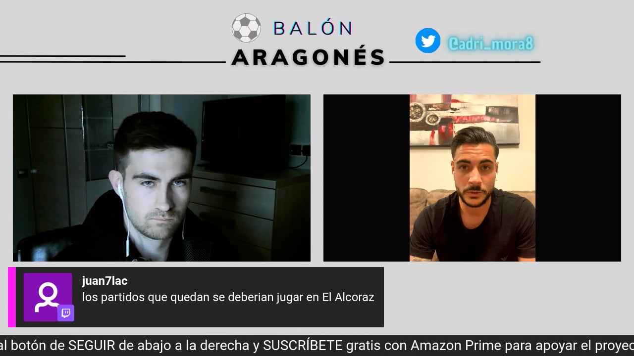 Entrevista a Antonio Valera (Jugador SD Huesca B) Fuente: Canal twitch @adri_mora8 "Balón Aragónés"