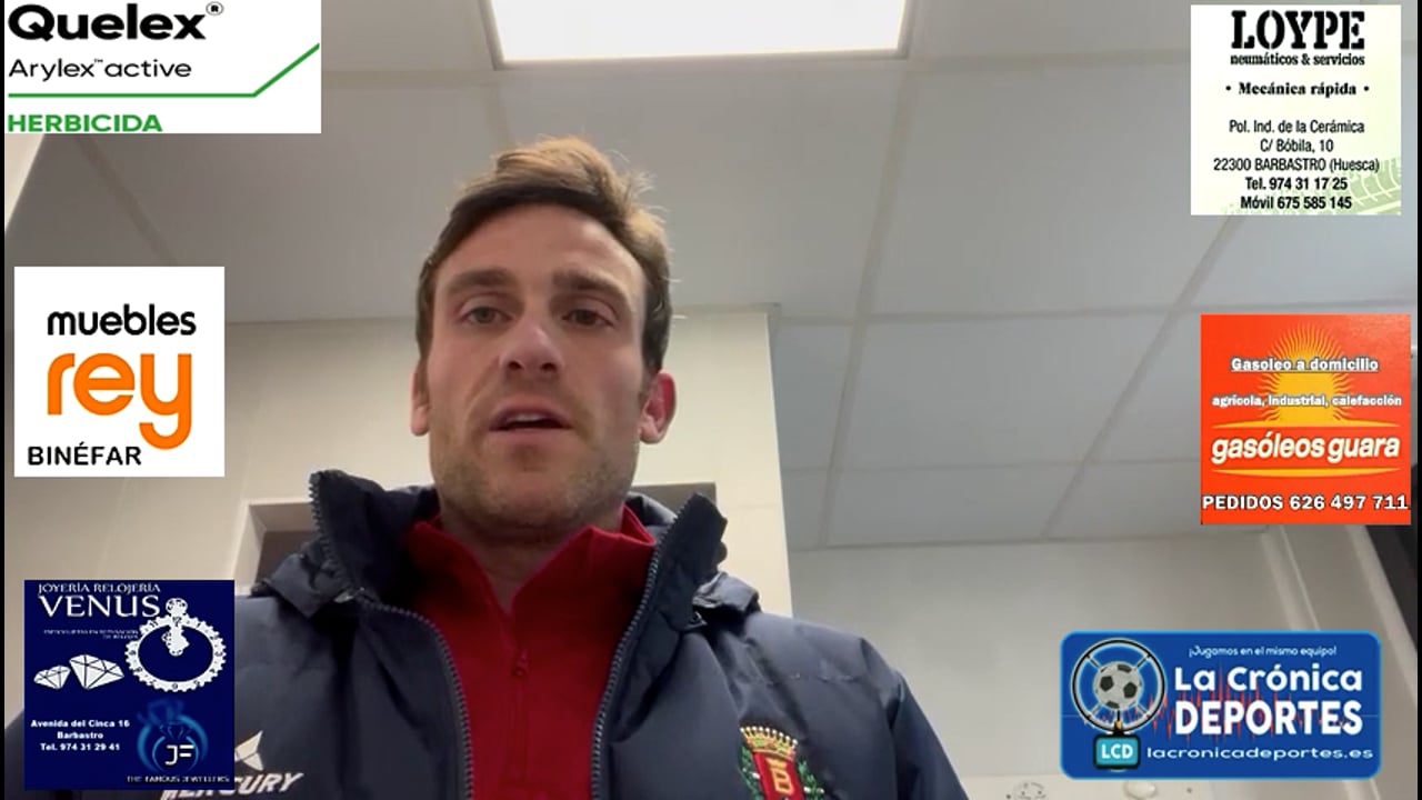 JOSÉ CARLOS COLLADOS (Entrenador Belchite) CD Belchite 0-3 CD Binéfar / Jornada 30 / 3ª División