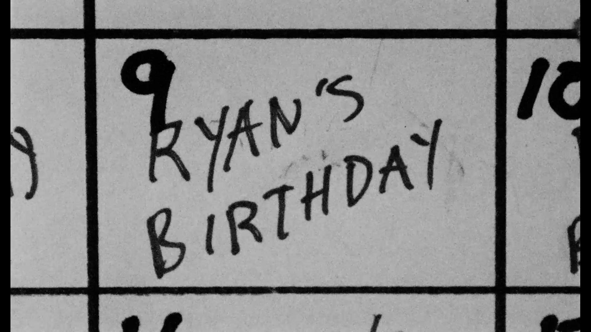 Ryan's Birthday