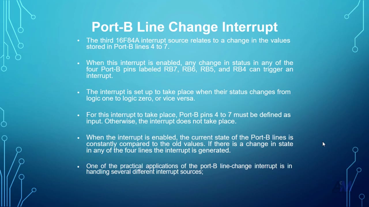 51 PortB Line Change Interrupt Source On Vimeo