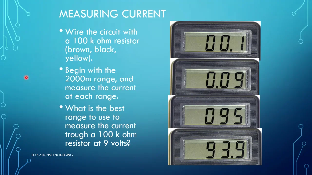 88 Measuring Currents Lab Experiement Explained on Vimeo