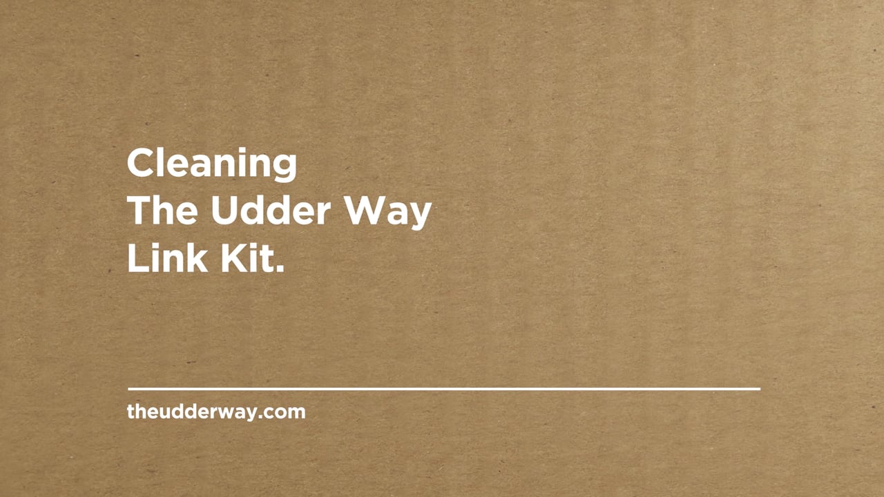 The Udder Way System v1.0 Cleaning the Link Kit (Discontinued)