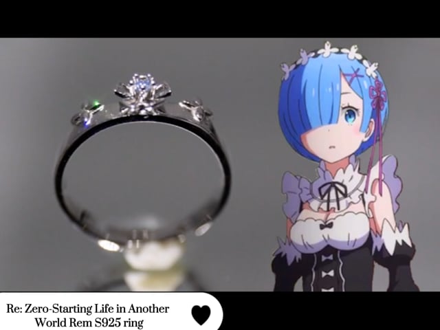 Anime Zero−Starting Life in Another World Anime Rem S925 Rings Jewelry –  TWINKANIME