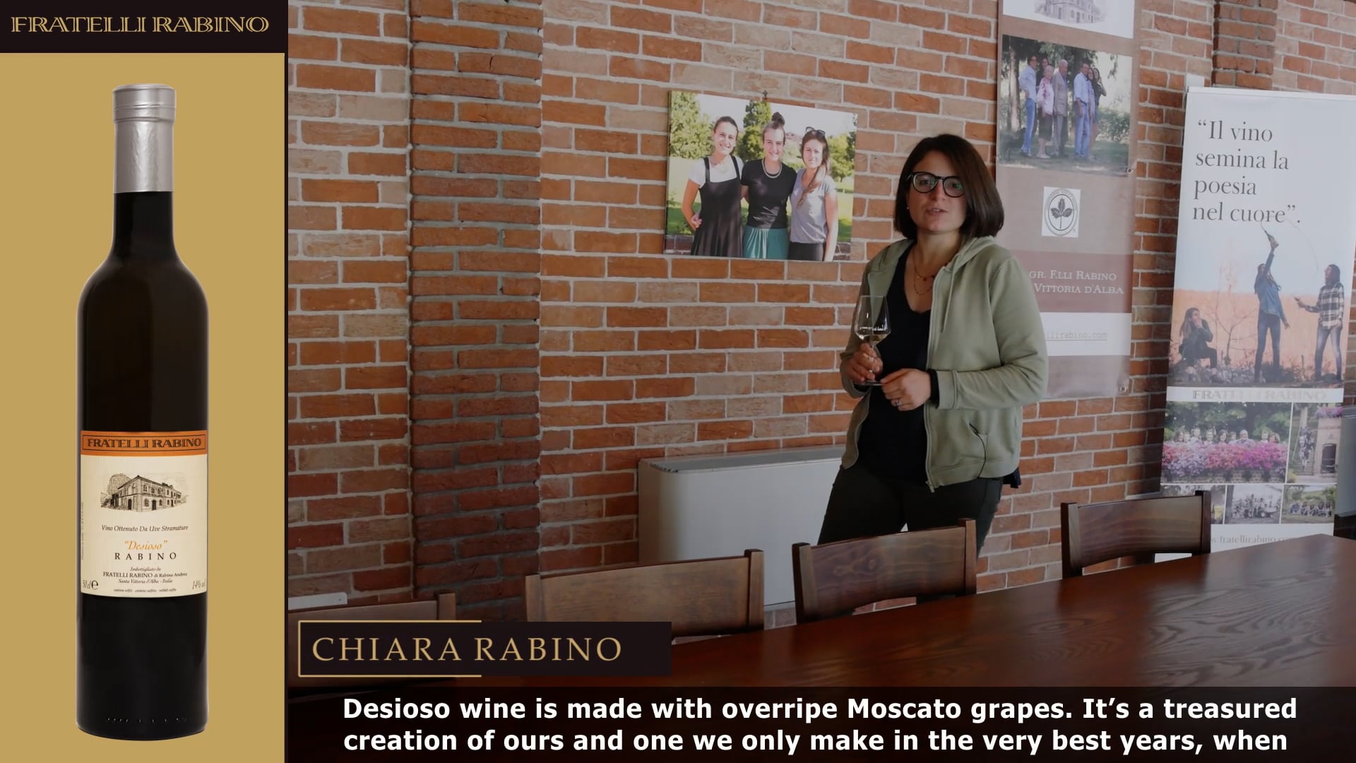 VINI | Desioso | Vino ottenuto da uve di Moscato stramature