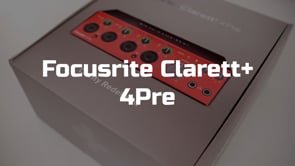 Unboxing Clarett+ 4Pre