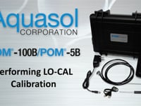 POM-100B/POM-5B: Performing LO-CAL Calibration
