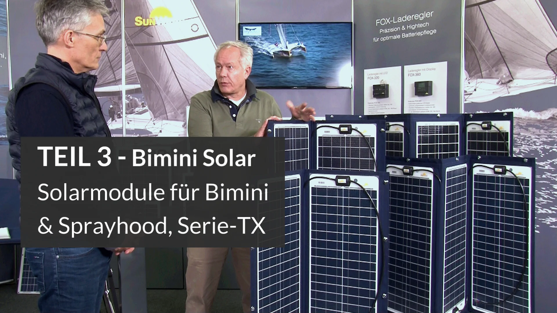 Marine Solarmodule für Bimini & Sprayhood on Vimeo