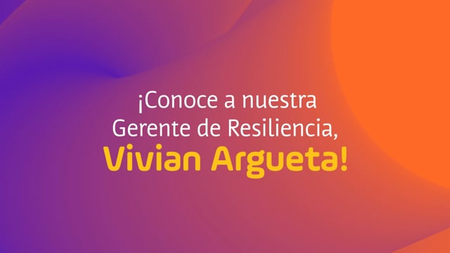 Vivian Argueta- Gerente de Resilencia CCC