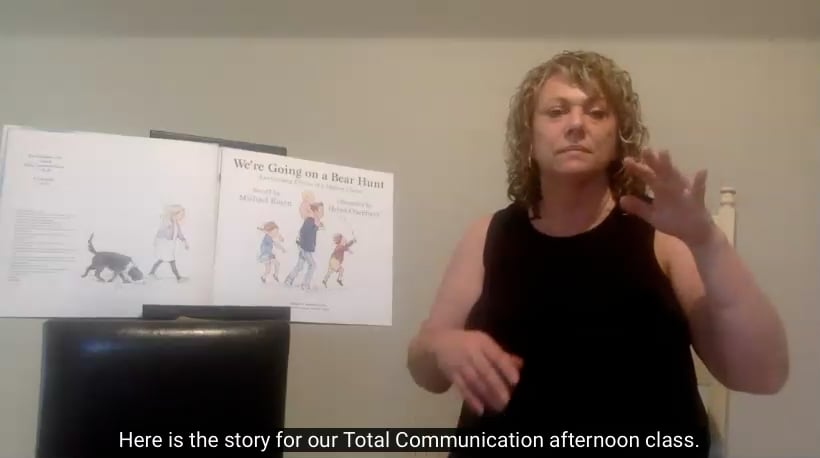 "We're Going on a Bear Hunt" (ASL)