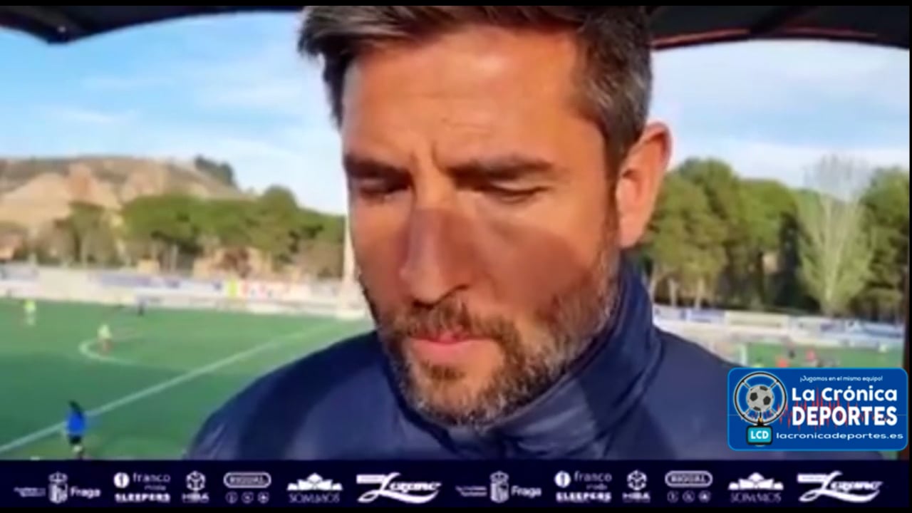 Rodrigo Betrián y a Abel Martínez, nuevos técnicos de la UD Fraga. Fuente: Facebook UD Fraga