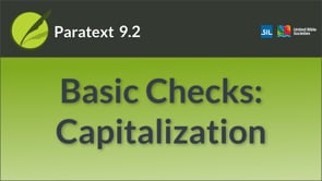 Basic Checks: Capitalization