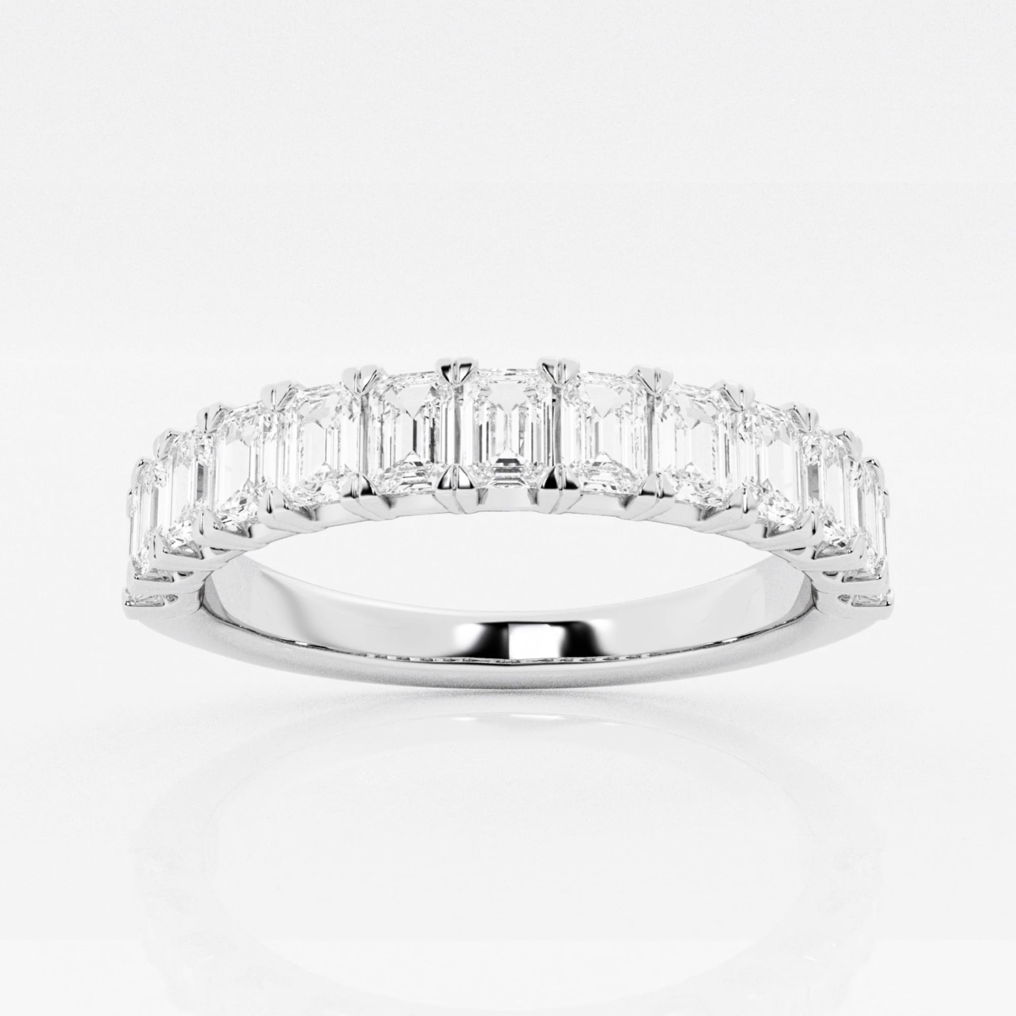 product video for 1 1/2 ctw Emerald Lab Grown Diamond Wedding Band