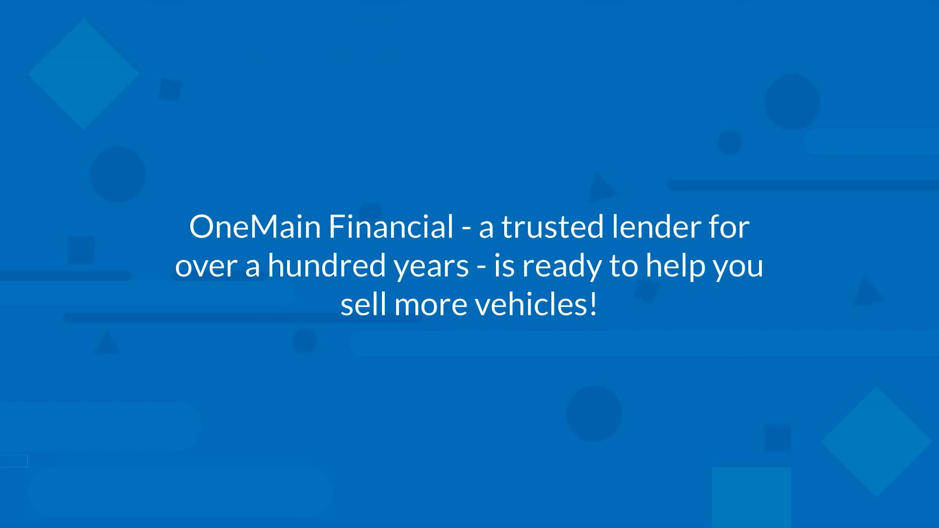 OneMain Financial Deal.mp4 on Vimeo