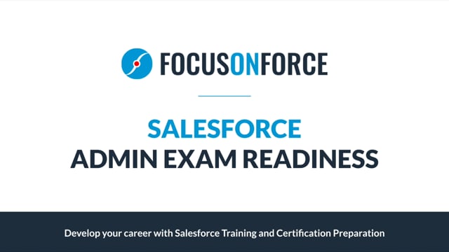 Admin Exam Readiness Accelerator Workshops