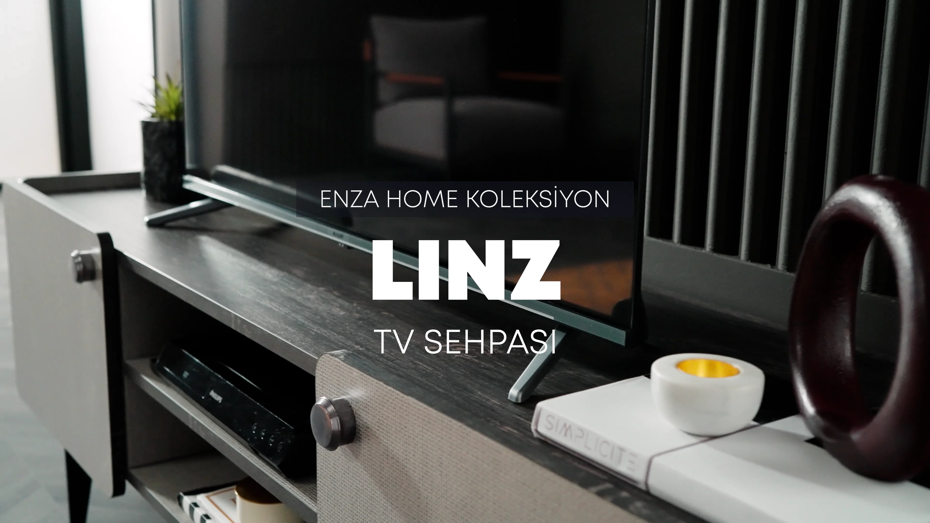 Linz TV Sehpası, 203x58 cm (GxY) | Enza Home