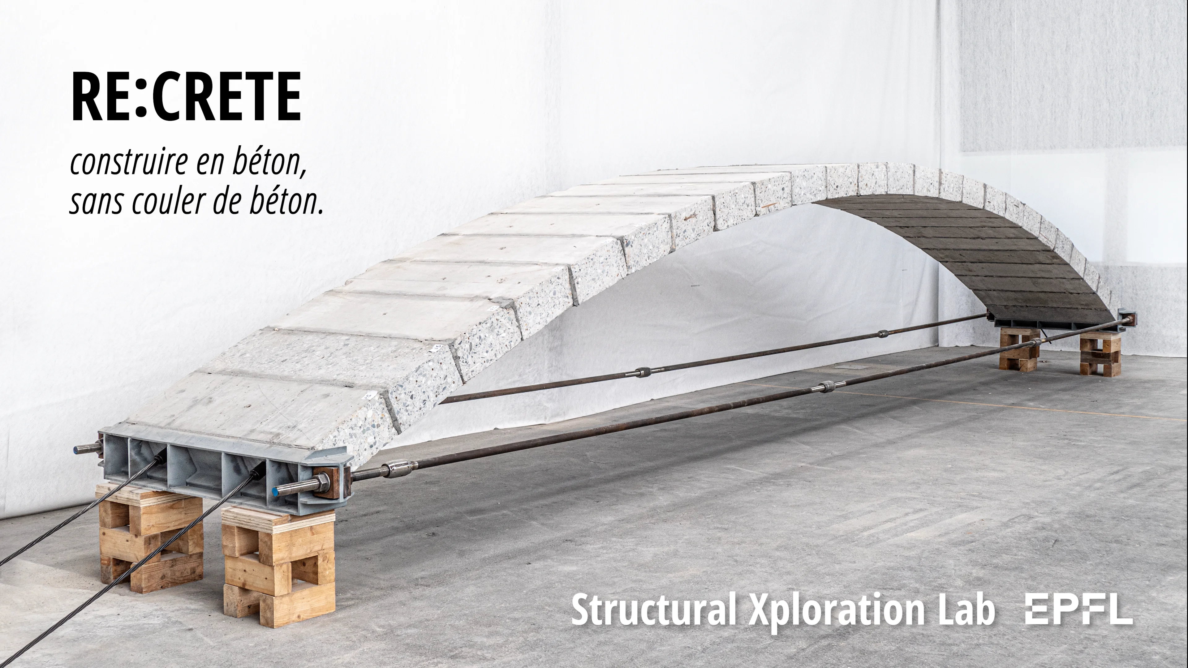 Construire en béton … sans couler de béton - EPFL
