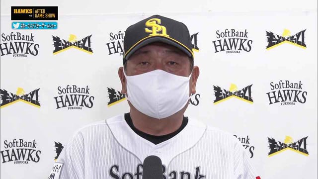 4月7日 ホークス・藤本博史監督 試合後インタビュー