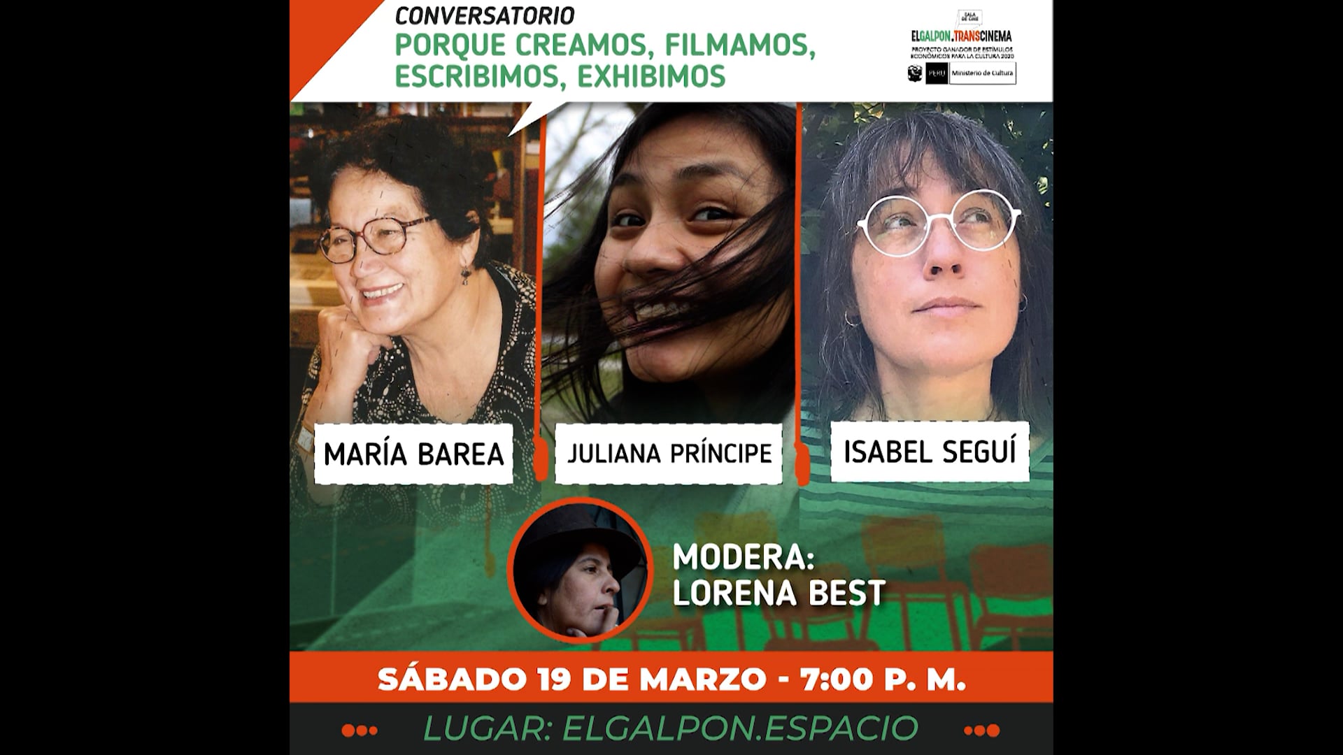 CONVERSATORIO: porque creamos, filmamos, escribimos, exhibimos.