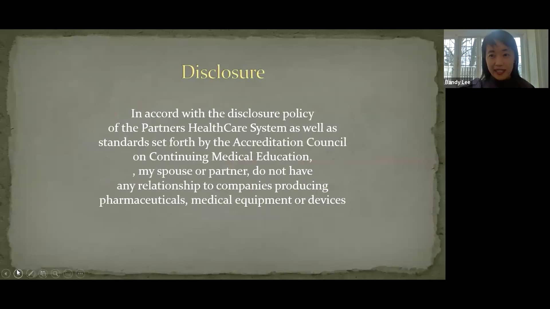 Forensic psychiatrist Bandy X. Lee "Stopping Violence Before It Begins" Psychiatry Grand Rounds