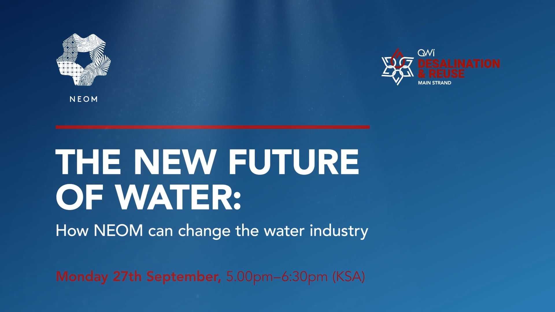 GWI Network The New Future of Water How NEOM can change the water
