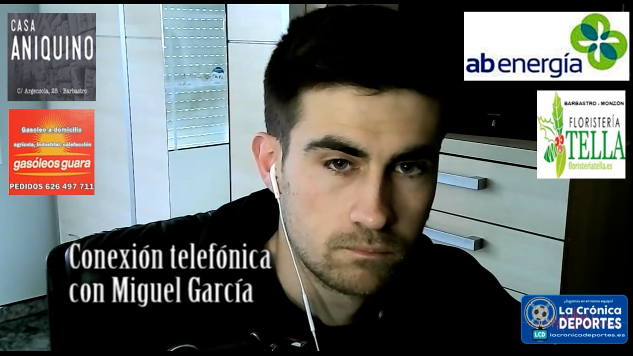 LA PREVIA / Biescas - UD Barbastro / MIGUEL GARCÍA (Entrenador Biescas) Jornada 31 / 3ª División