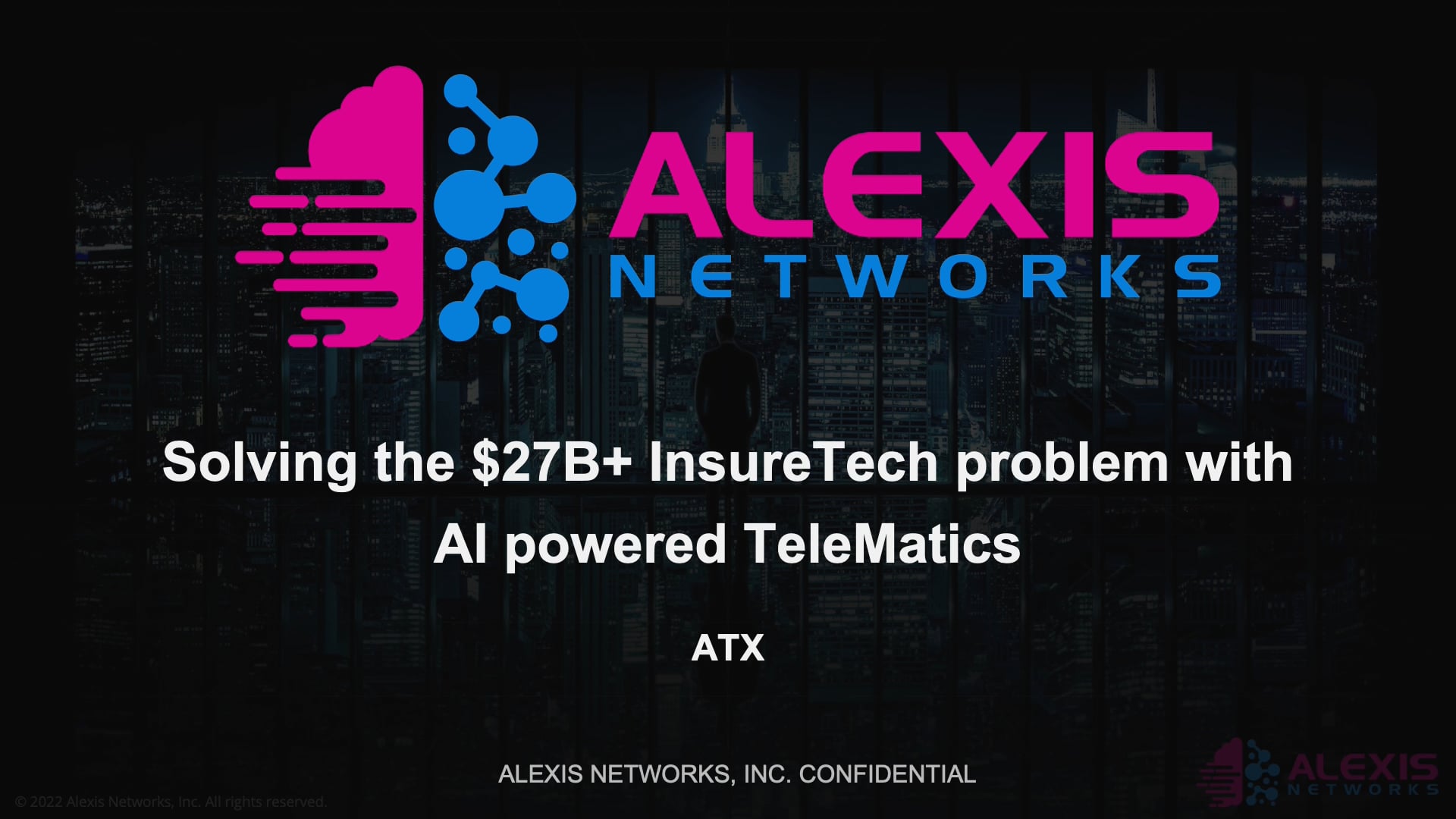 ALEXIS ATX - Solving the $27B+ InsureTech problem with AI powered TeleMatics
