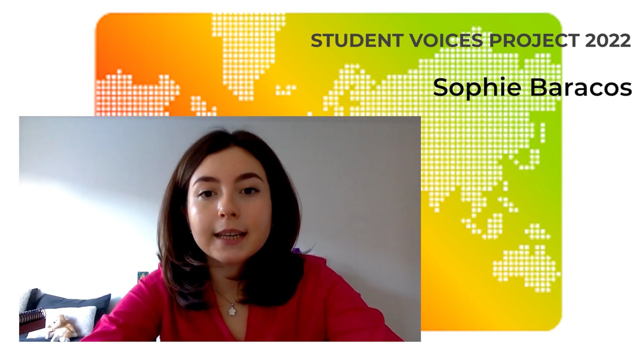 2022 Student Voices Project : Sophie Baracos