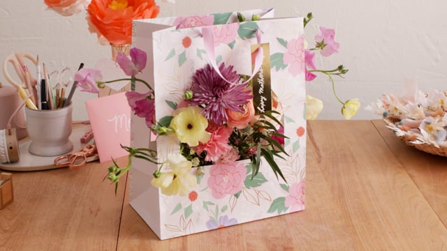 Blooming Gift Wrap, Floral wrapping Paper, Flowers Everywhere