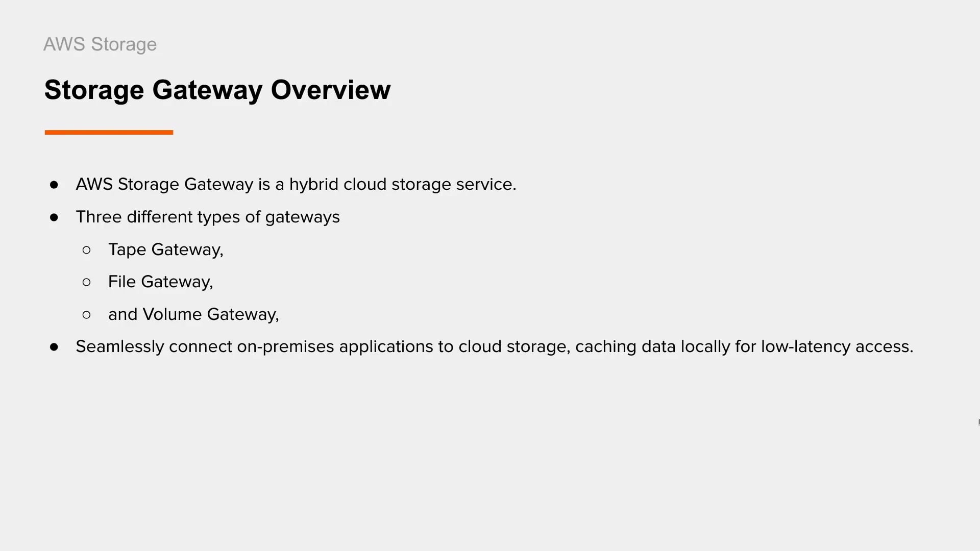 92 AWS Storage Gateway on Vimeo