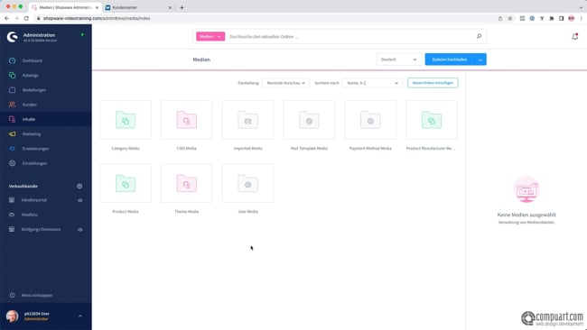 Dateien hochladen und verwalten