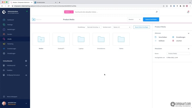 Meta-Daten der Dateien pflegen
