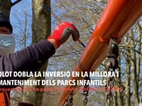 Olot | Dobla la inversió en la millora dels parcs infantils