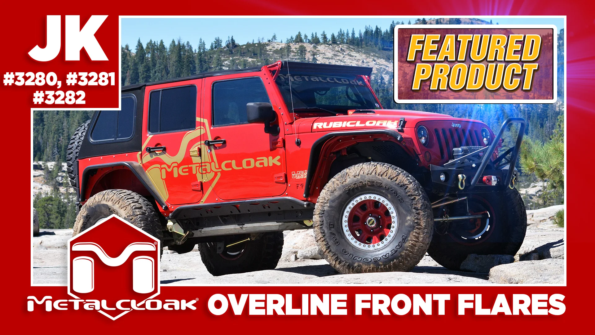 Metalcloak's Overline Hi-Clearance Quick-Release Front Flare