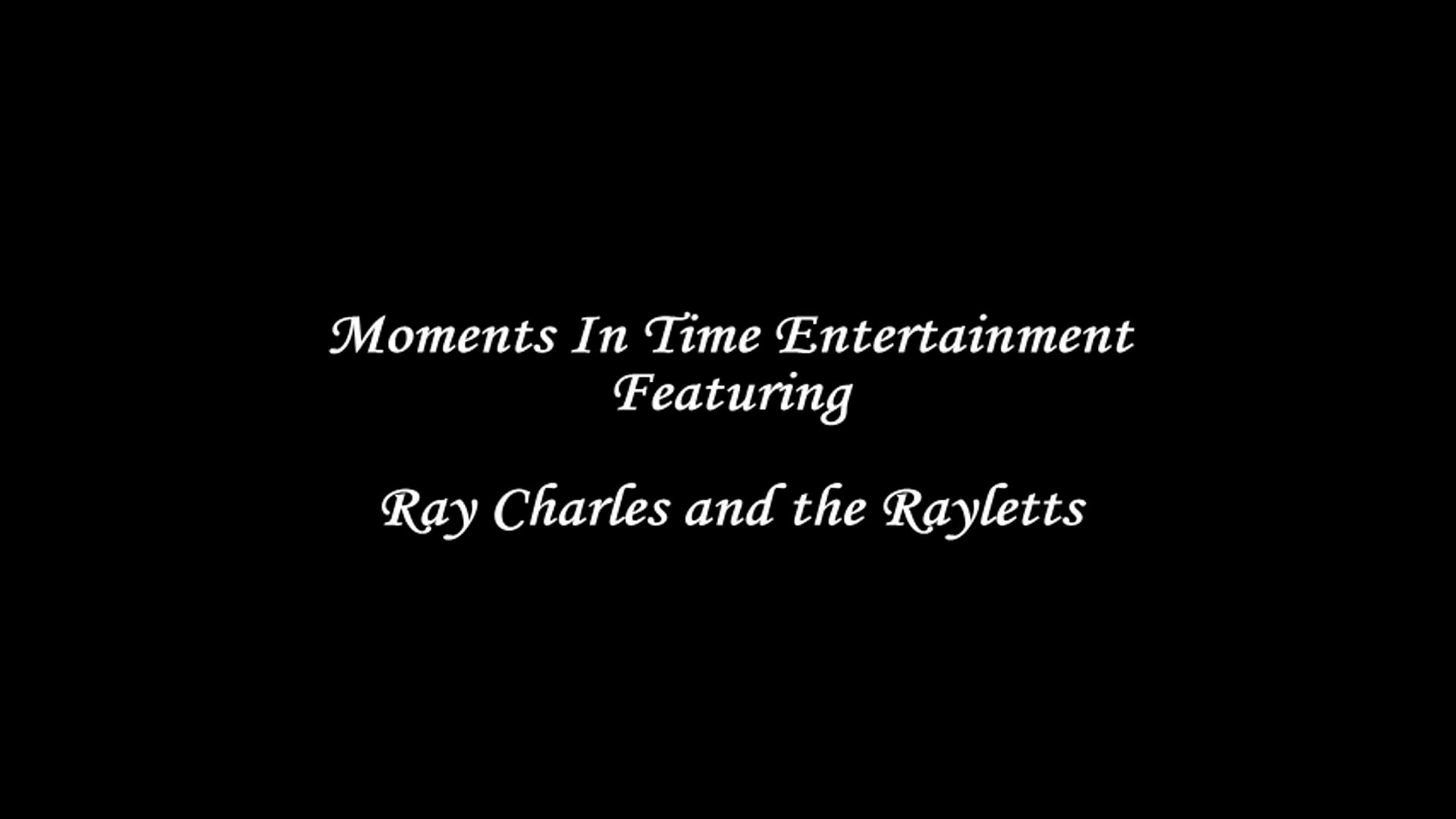 Promotional video thumbnail 1 for Moments In Time Event Services