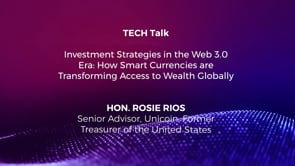 HON. ROSIE RIOS – World Blockchain Summit