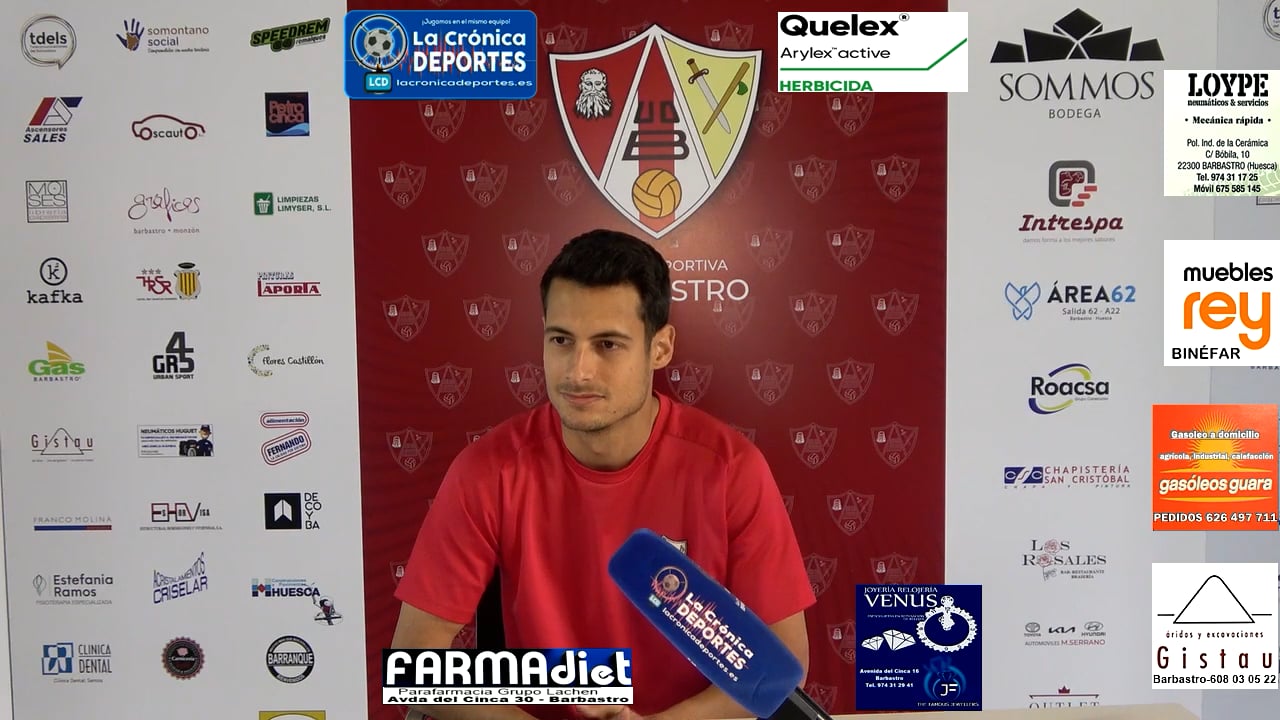 LA PREVIA / UD Biescas - UD Barbastro / ÓSCAR LIMBECK (Jugador Barbastro) Jornada 31 / 3ª División