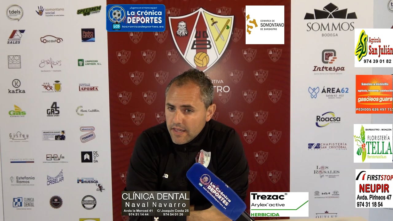 LA PREVIA / Osso de Cinca - UDB Somontano / JOEL BORBÓN (Entrenador Barbastro Somontano) Jornada 21 / 2ª Regional - Gr 2-1