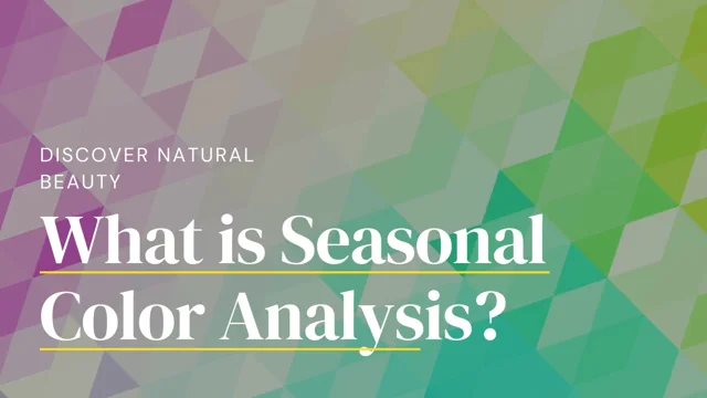 Virtual Seasonal Color Analysis