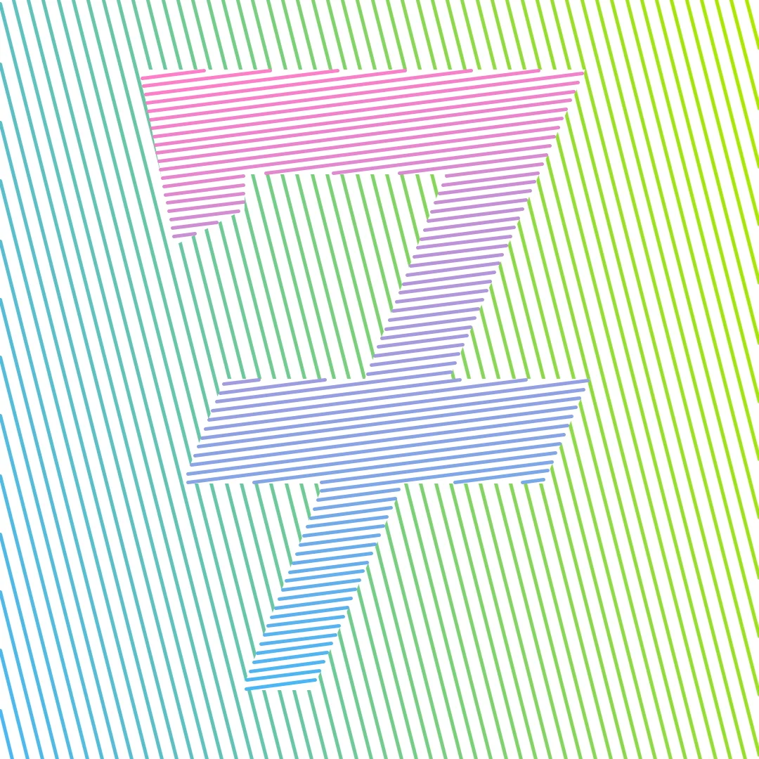 Stripped Typo - Number 7 v01 on Vimeo