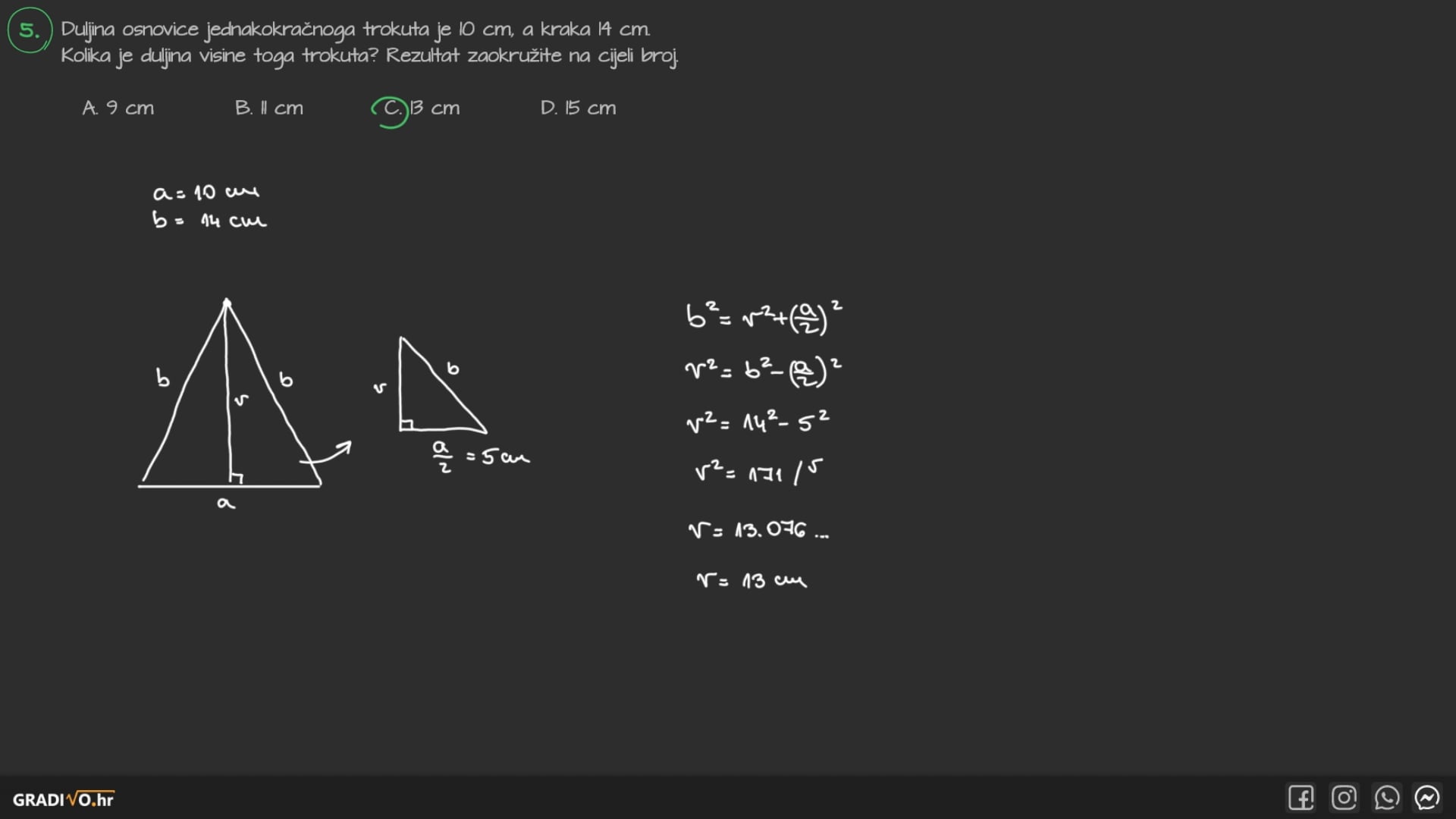 Matematika A - 2011. ljeto, 5.