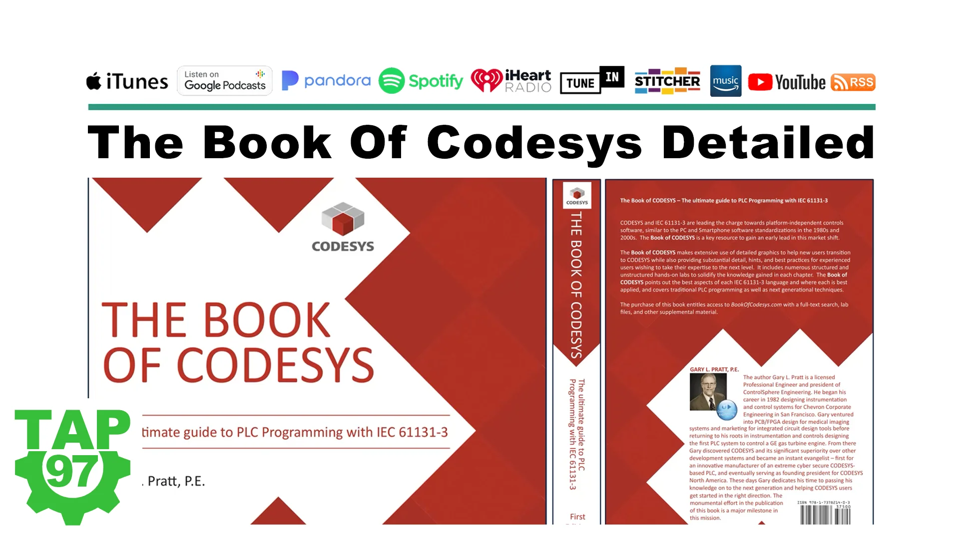 Inside The Book Of CODESYS with author Gary Pratt (P97) – The