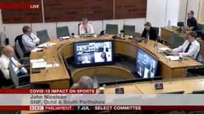 John Nicolson MP takes evidence from Eniola Aluko on DCMS Committee